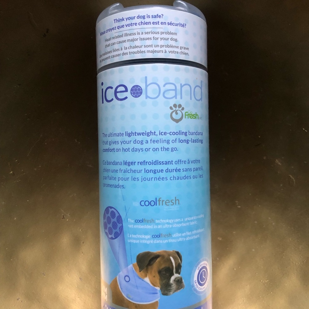 Fresh Cool Blue Dog Cooling Bandana